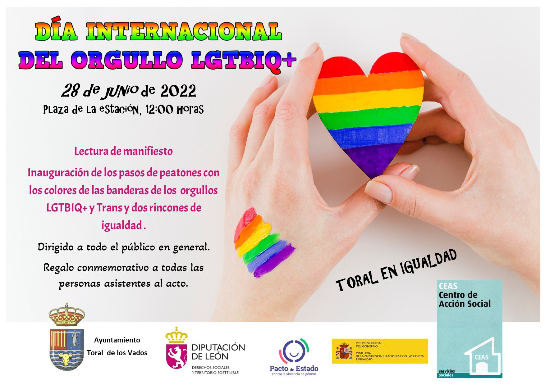 Toral de los Vados celebra el Día Internacional de los Derechos del Colectivo LGTBIQ+ 2