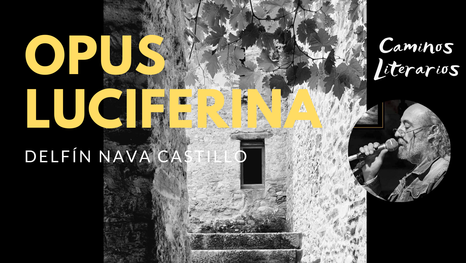 Presentación antología poética "Opus Luciferina en el Patio de la Higuera del Museo del Bierzo 1