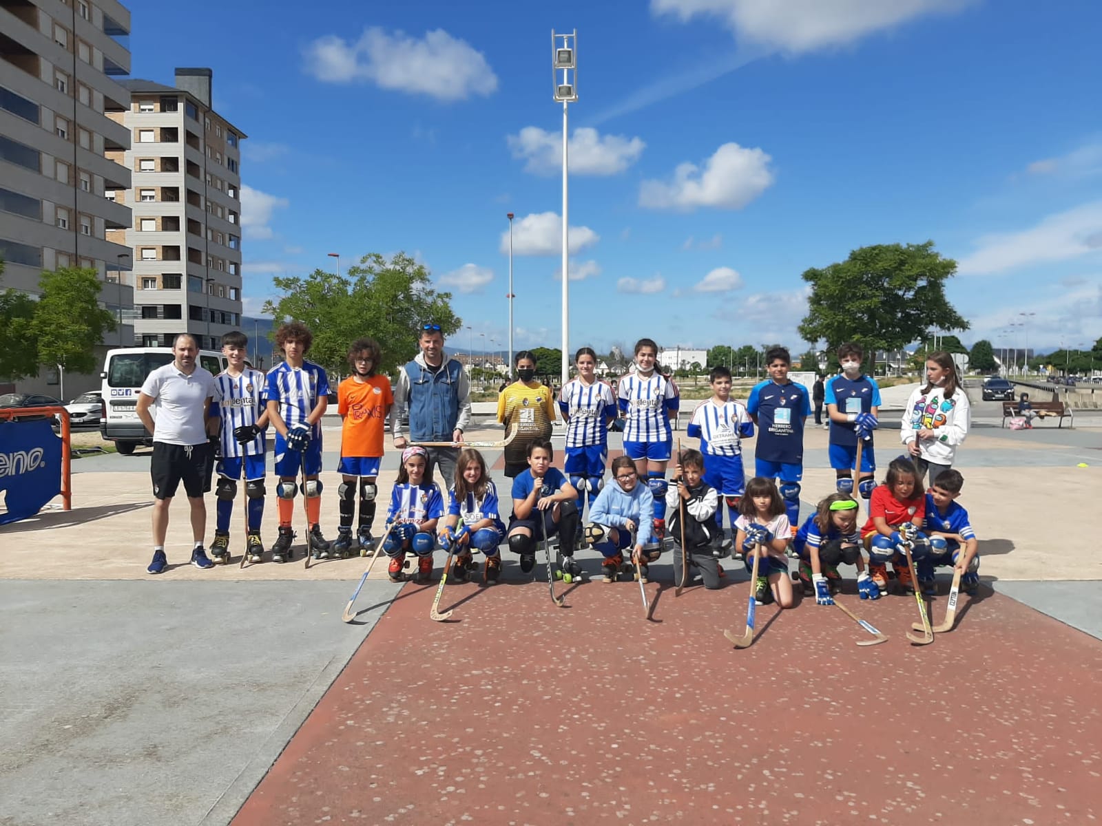 El bulevar de la Rosaleda se llena de deporte de la mano del Club APG Bierzo 1