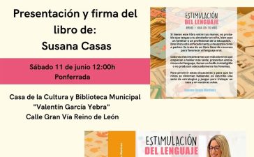 Presentación del libro 'Estimulación del lenguaje. Aprende y juega con tus niños' de la escritora ponferradina Susana Casas 9
