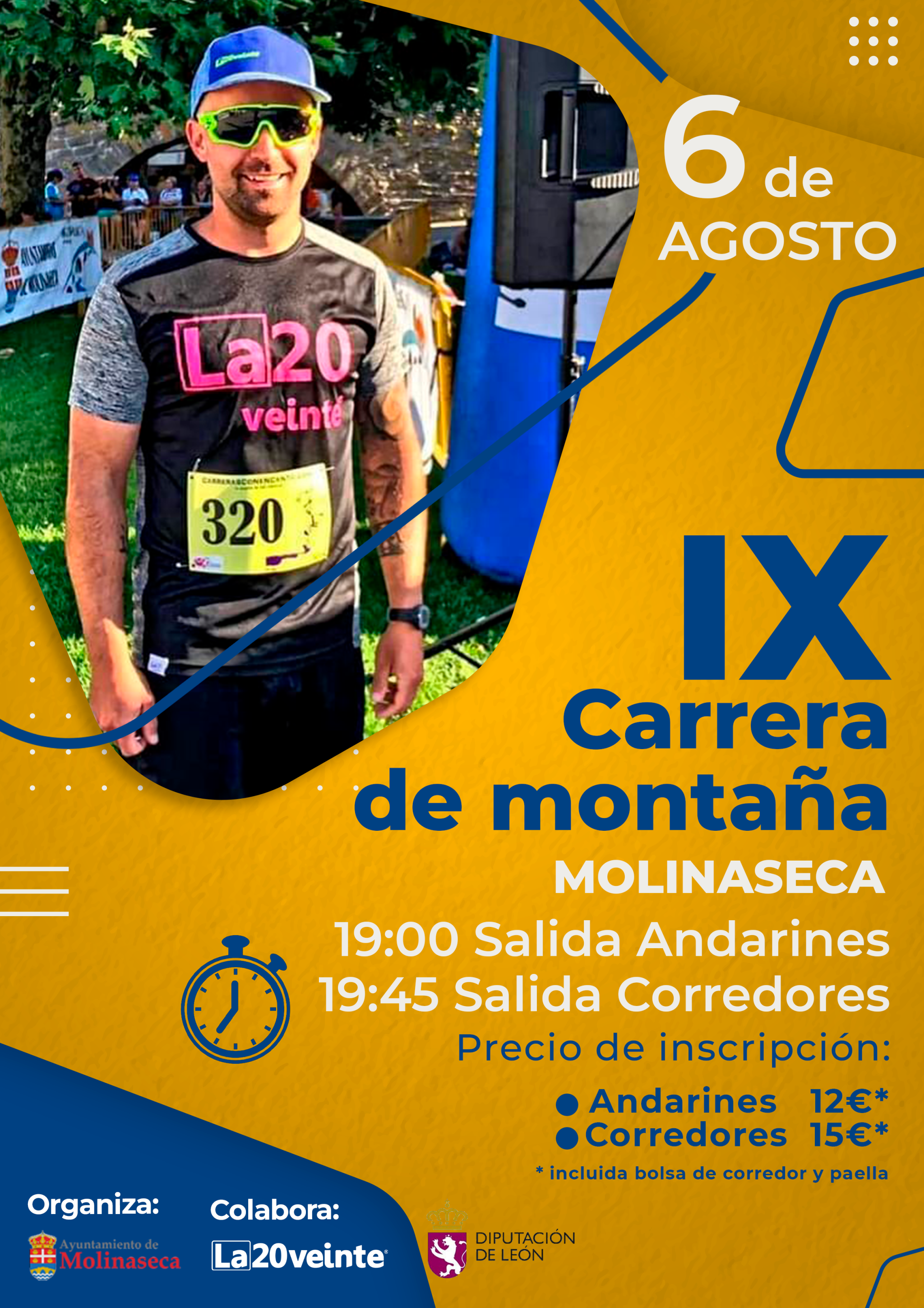 Vuelve la IX edición de la Carrera de montaña Molinaseca organizada por el Ayuntamiento, en colaboración con el club La20veinte 2