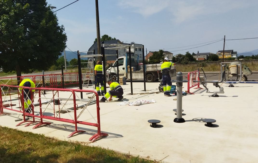 La Placa estrena un centro de entrenamiento personal en el parque de la zona de Vista Alegre 1