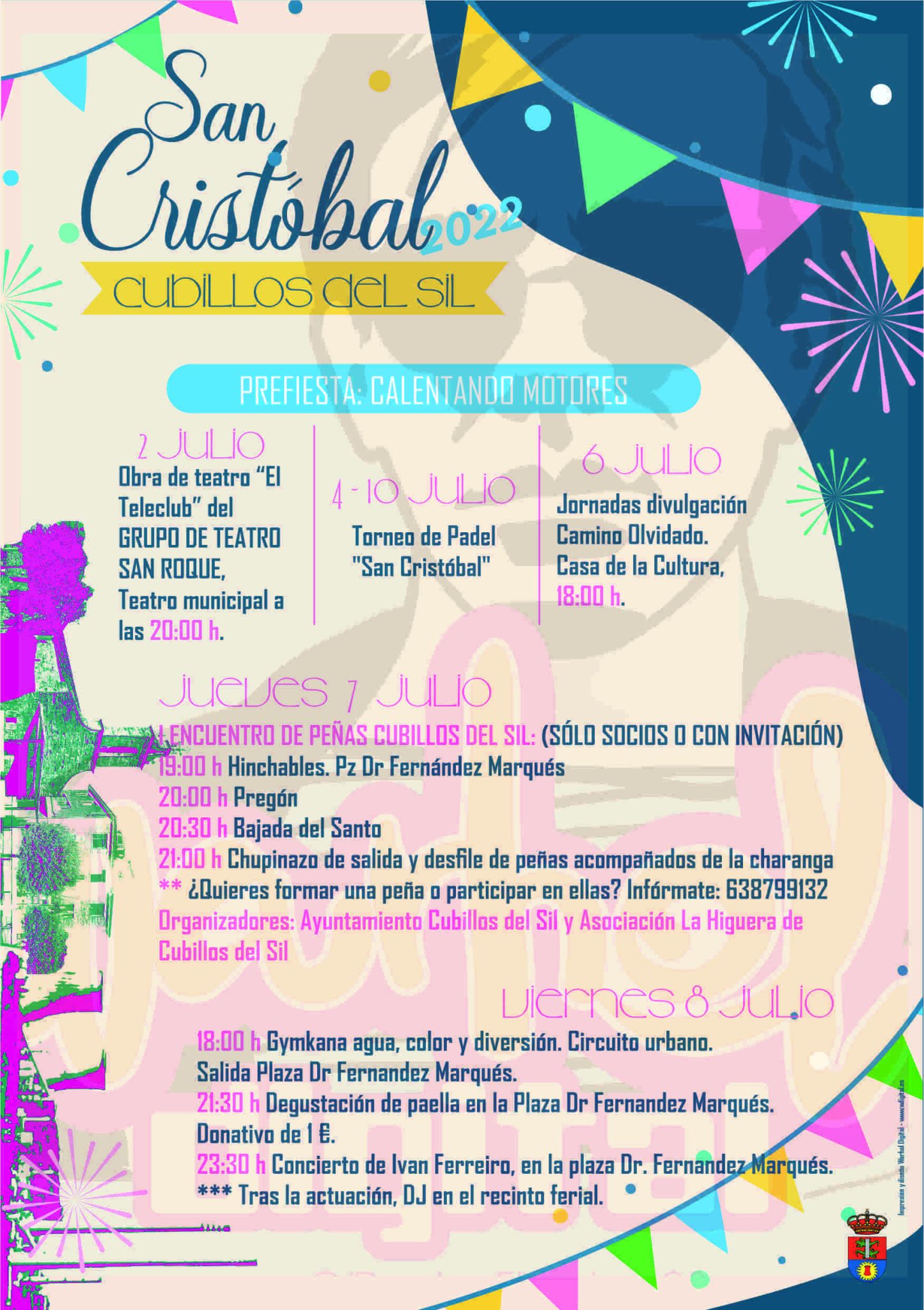 Grandes Fiestas de San Cristóbal 2022 en Cubillos del Sil los días 8, 9 y 10 de julio. Programa de actividades 3