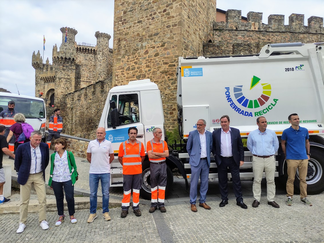 Ponferrada presenta el Servicio recogida de residuos sólidos, con un aumento de medios para incrementar la limpieza 1