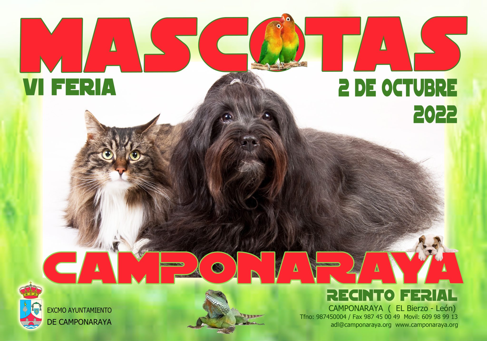 La VI Feria de Mascotas se celebra este domingo en Camponaraya 1