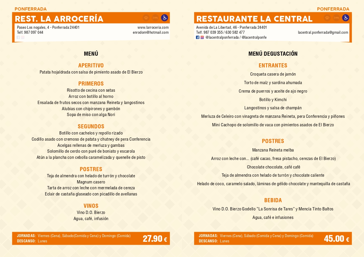 Jornadas Gastronómicas del Bierzo 2022 del 14 de octubre al 11 de diciembre. Consulta los menús 20