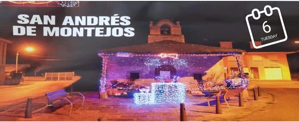 San Andrés de Montejos celebra la inauguración de su alumbrado navideño el próximo 6 de diciembre 1