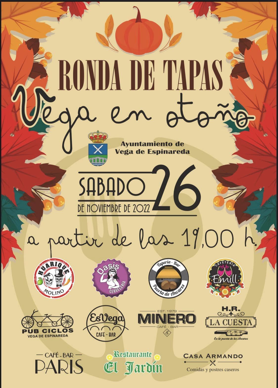 Vega de Espinareda celebra la Fiesta de San Andrés con teatro y ronda de tapas de otoño 3