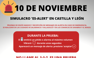 La Junta de Castilla y León probará este jueves el sistema “112 inverso”, que permite el envío masivo de mensajes a la población en caso de grandes emergencias 3