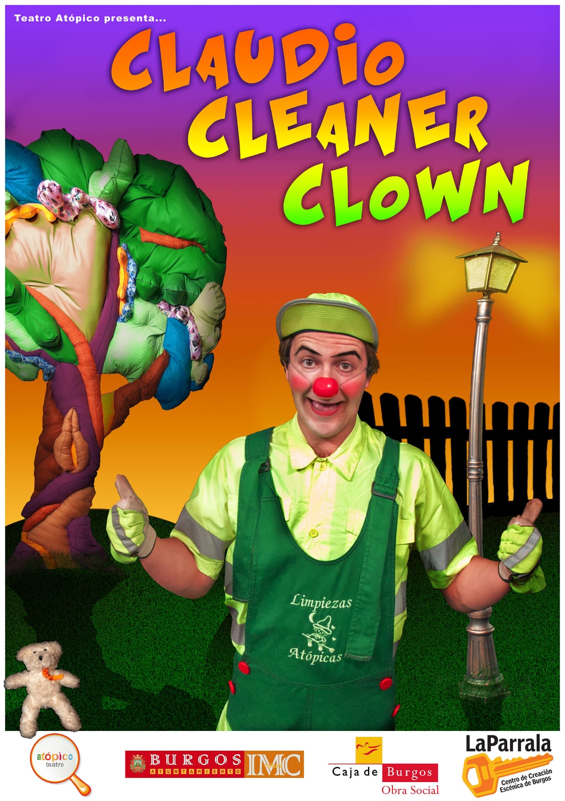 Llega una nueva obra para toda la familia, al Teatro de Cubillos del Sil. “Claudio Cleaner Clown”. 2