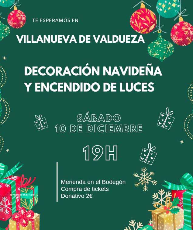 Villanueva de Valdueza tendrá su propia decoración navideña y celebrarán el encendido de luces 2