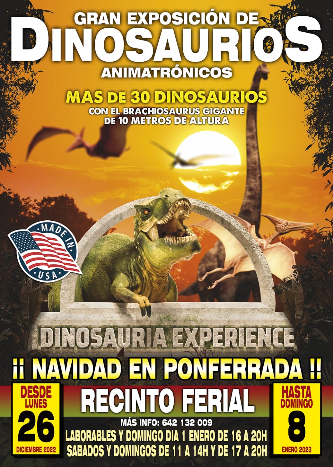 Abre Dinosauria Experience European Tour en el Recinto Ferial de Ponferrada 2