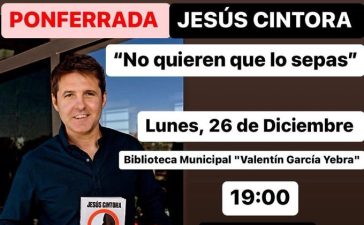 El periodista Jesús Cintora presenta en Ponferrada "No quieren que lo Sepas" 9