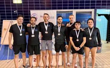 El Club de Natación Tritón Bierzo firma una exitosa participación en el Campeonato Territorial Máster de Invierno 4