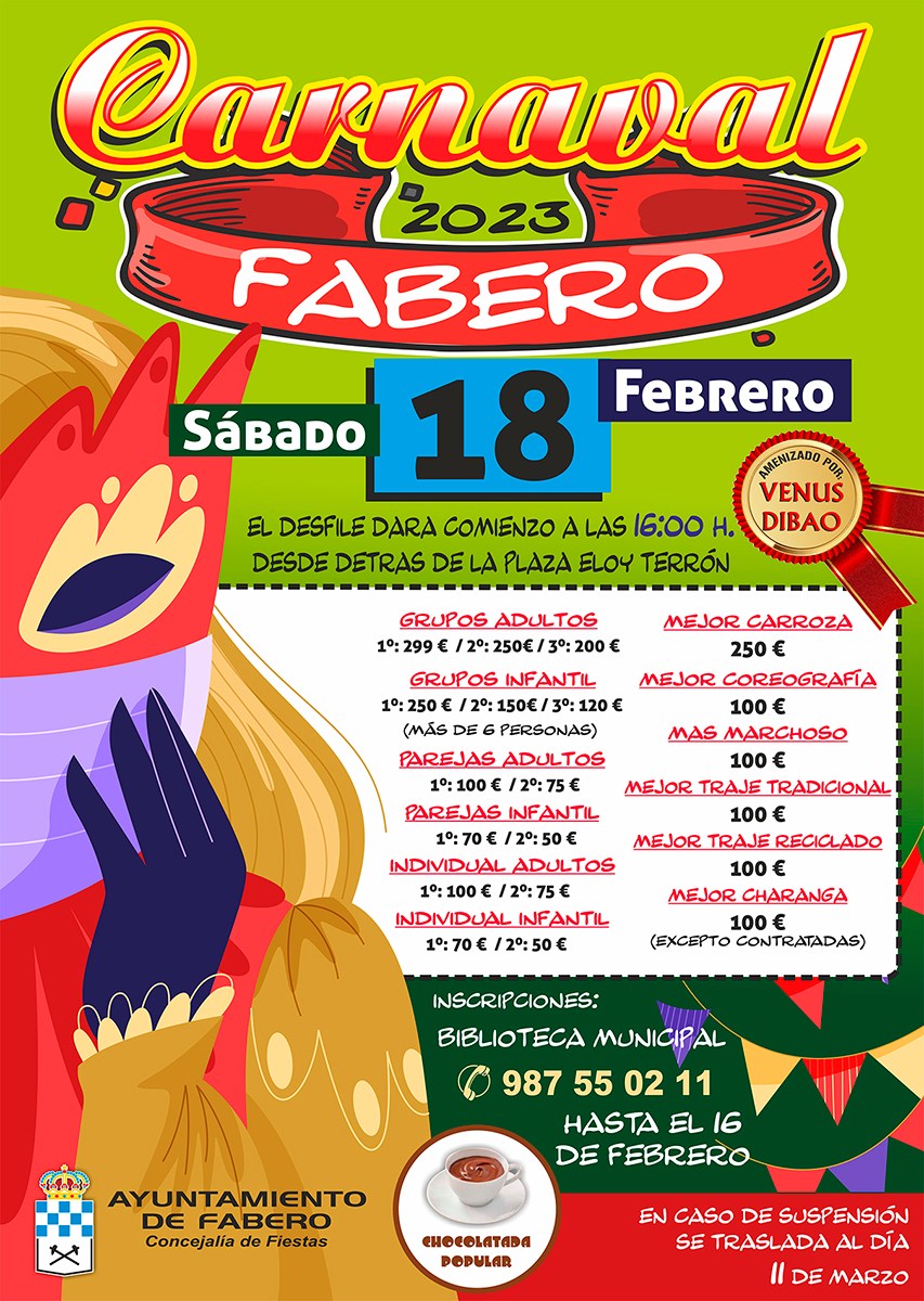 El Carnaval 2023 de Fabero se celebra el sábado 18 de febrero con grandes premios 2