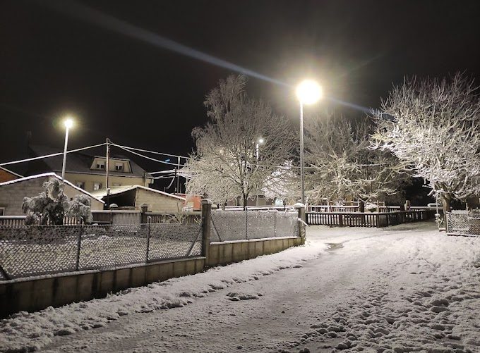 Un manto de nieve cubre al Bierzo con la llegada de las borrascas Gerard y Fien 1