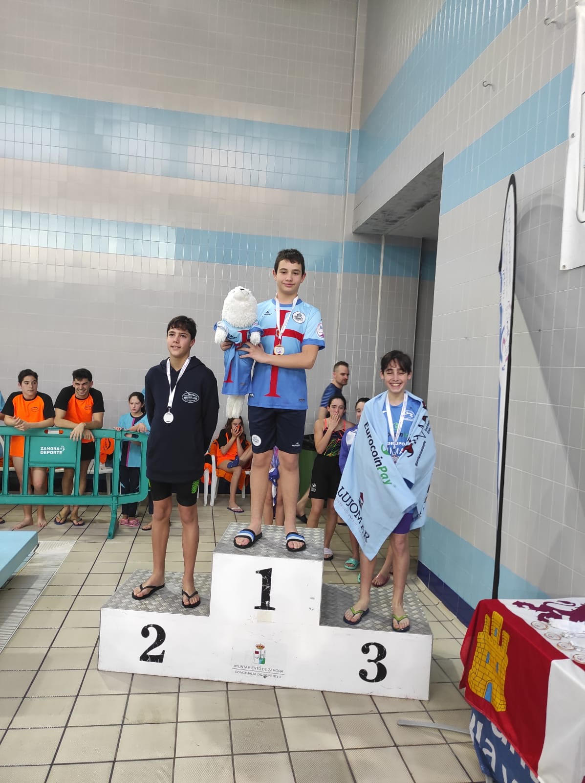 Gran participación berciana en el VIII Campeonato de Castilla y León Open Alevín de Invierno de Natación 2