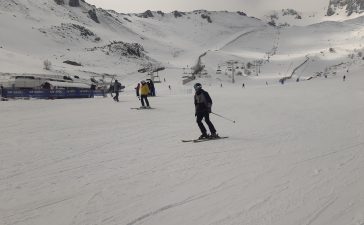 Las estaciones de esquí de la provincia ofertan este fin de semana cerca de 30 kilómetros de pistas 9