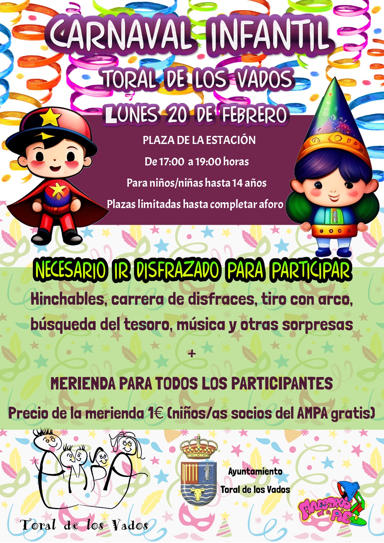 Actividades del Carnaval infantil en Toral de los Vados y Villadecanes 3