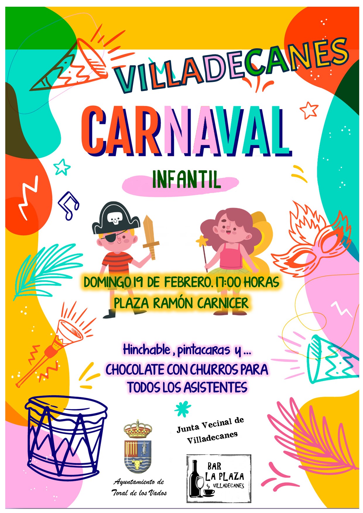 Actividades del Carnaval infantil en Toral de los Vados y Villadecanes 2