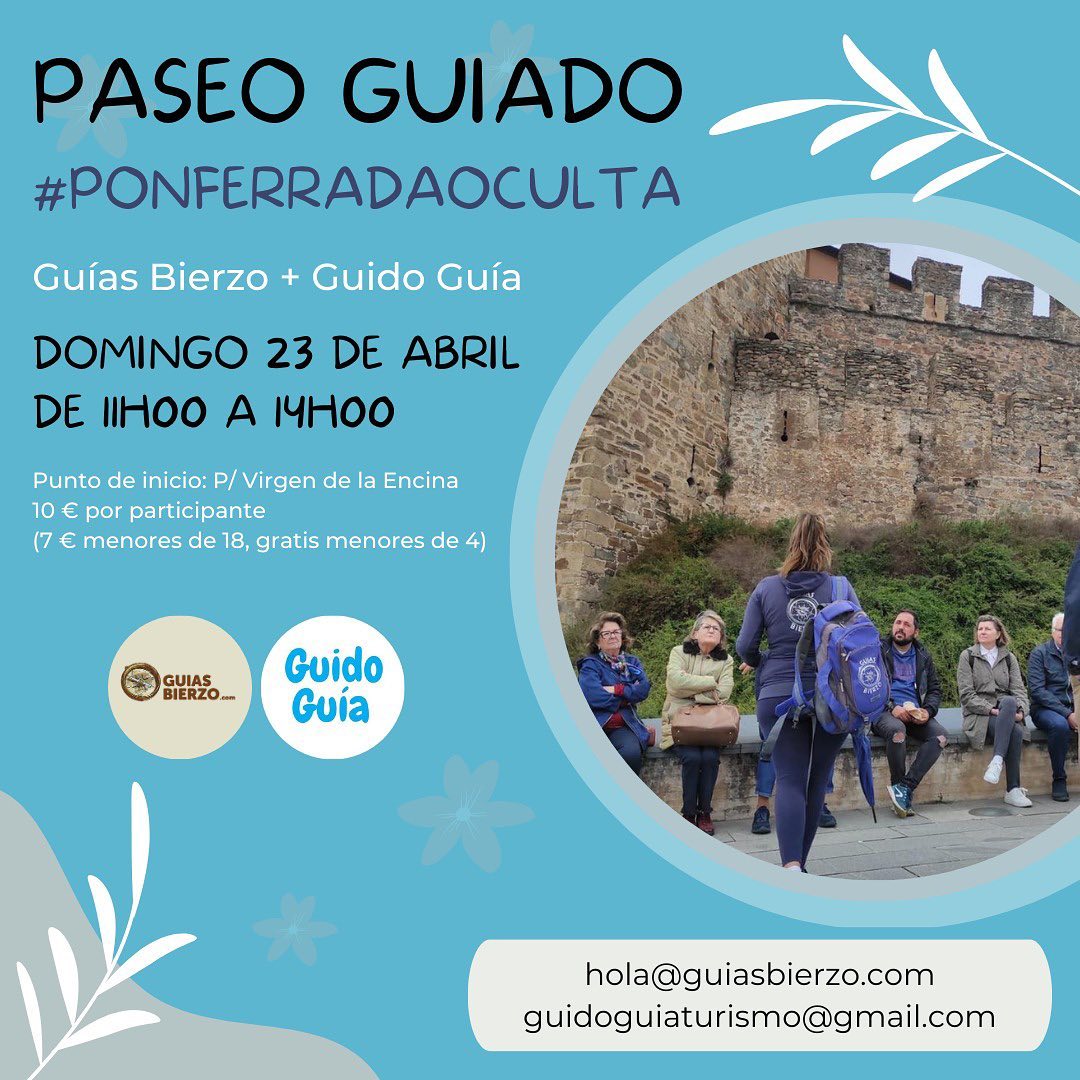 Guías Bierzo une fuerzas con Guido Guías para potenciar el turismo de Ponferrada y Lugo 2