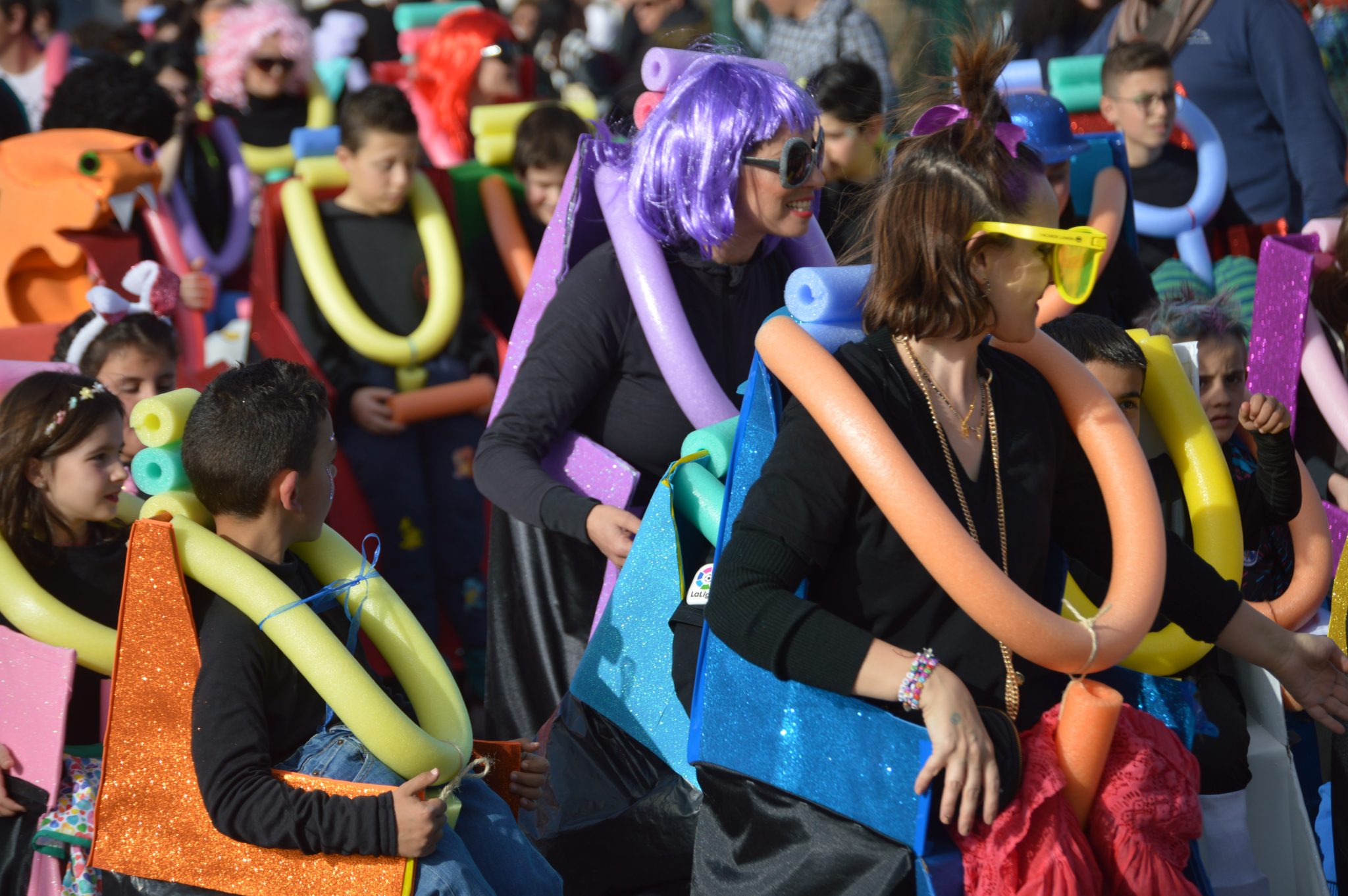 Carnaval Infantil de Ponferrada 2023. Las AMPAS de los colegios de la ciudad llenan de color y alegría las calles 45