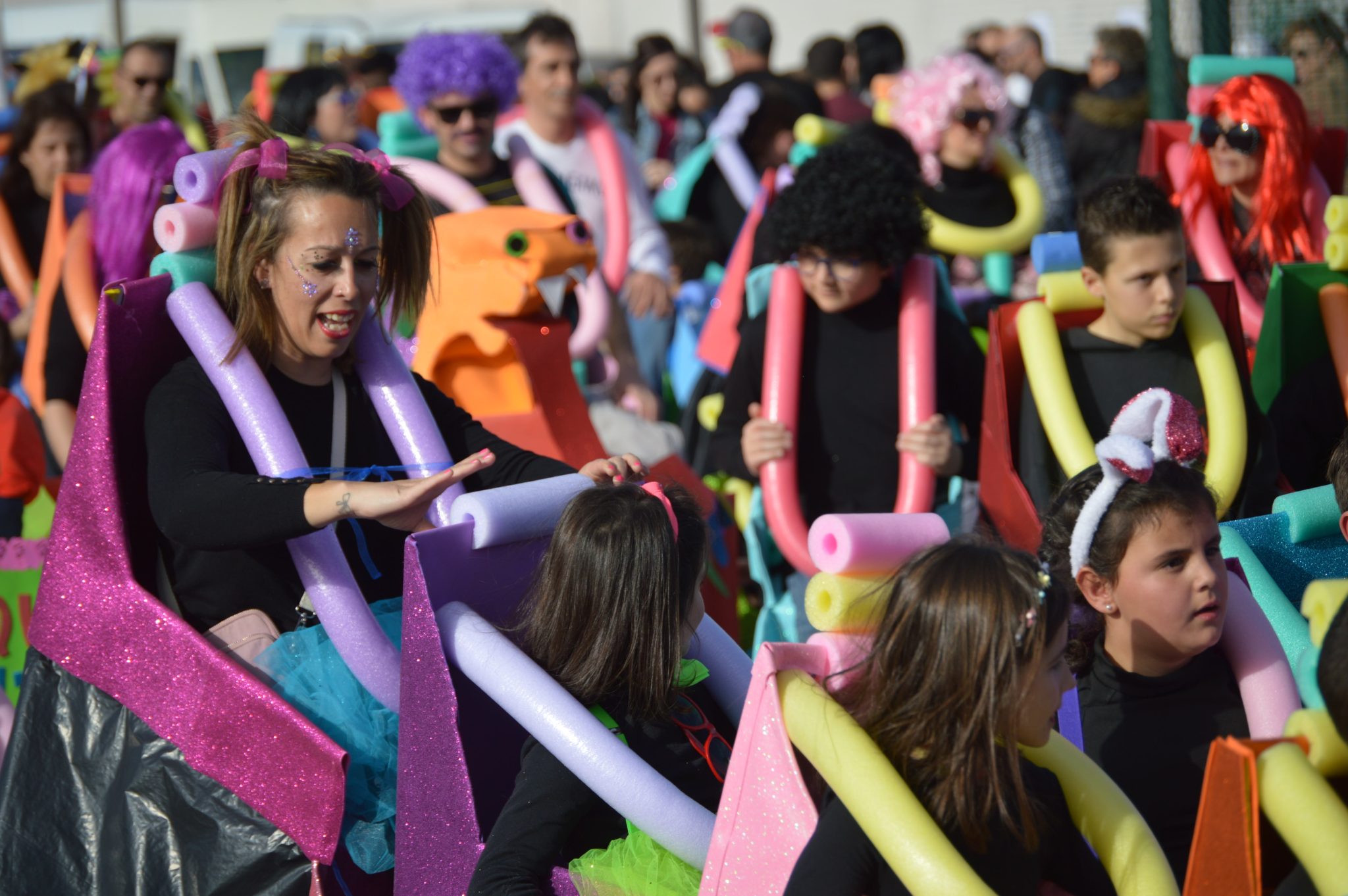 Carnaval Infantil de Ponferrada 2023. Las AMPAS de los colegios de la ciudad llenan de color y alegría las calles 44