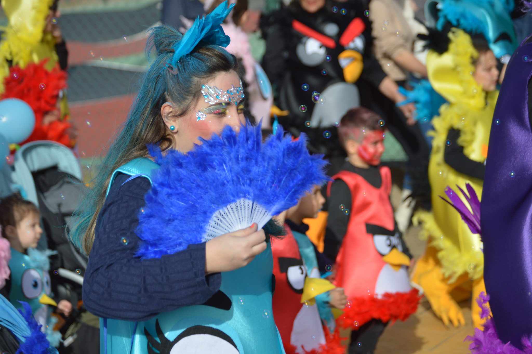 Carnaval Infantil de Ponferrada 2023. Las AMPAS de los colegios de la ciudad llenan de color y alegría las calles 17