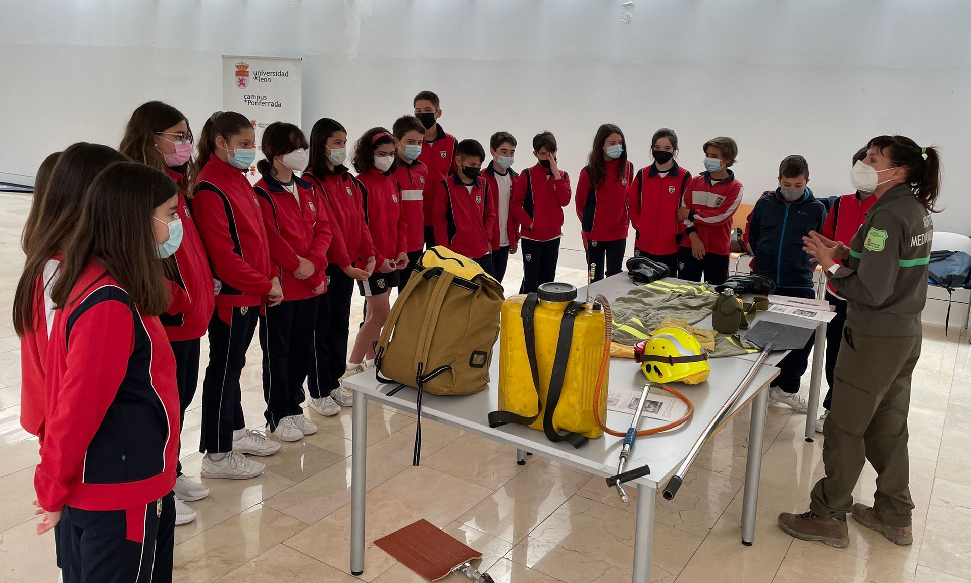 El campus de Ponferrada acoge esta semana talleres para la prevención de incendios forestales 1