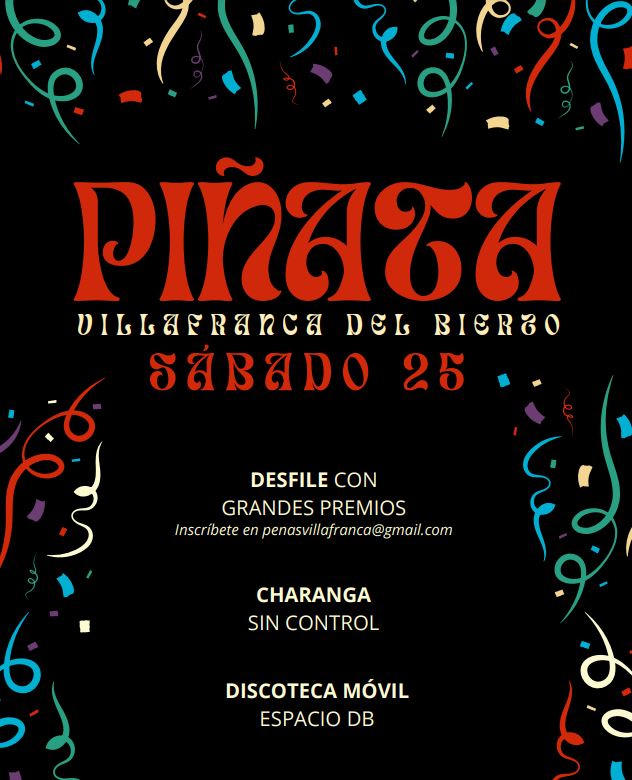 Carnaval 2023 | Villafranca del Bierzo celebra el sábado de Piñata con actividades para todos 2