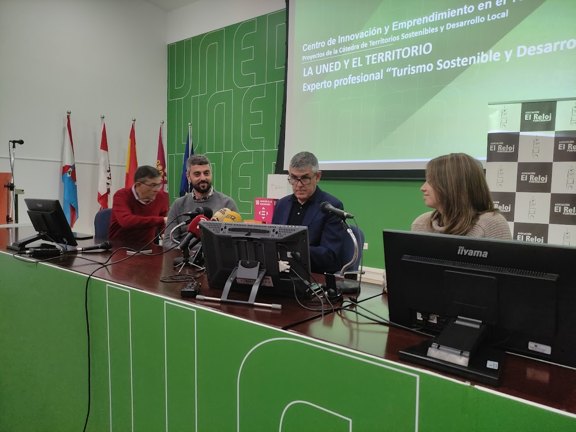 La Uned une fuerzas con la Asociación El Reloj de Ponferrada para poner en marcha el primer módulo del Experto Profesional en Turismo Sostenible y Desarrollo Local 2