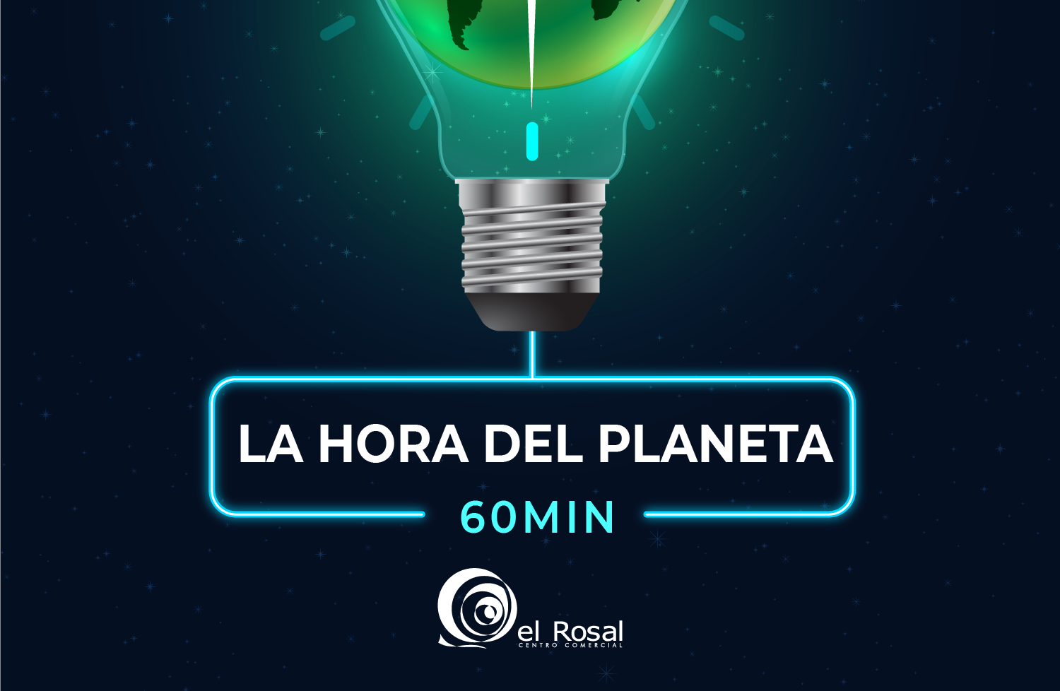 El Centro Comercial El Rosal apagará mañana las luces de su fachada para sumarse a la Hora del Planeta 1