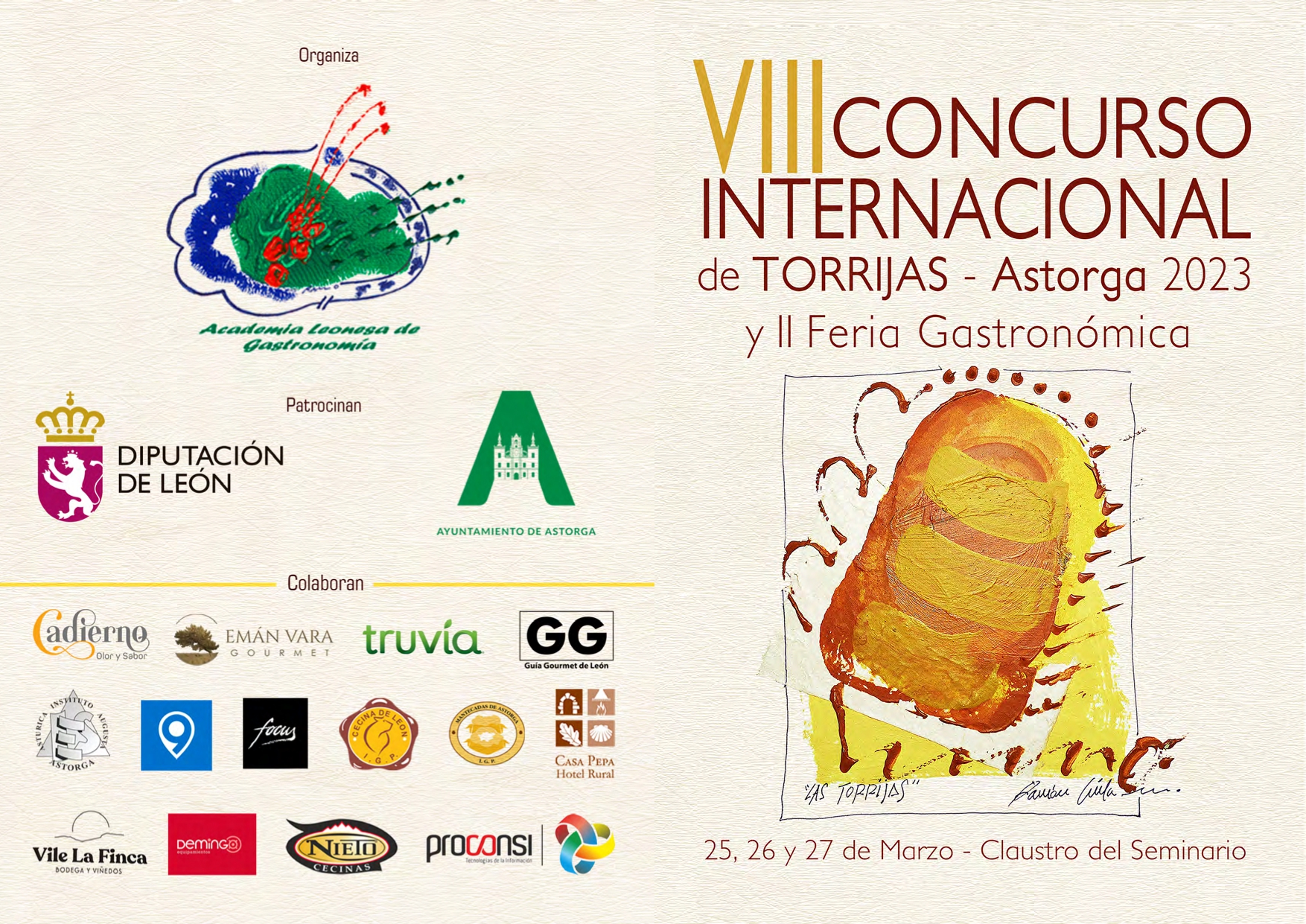 Astorga organiza este fin de semana el VIII Concurso Nacional de Torrijas 3