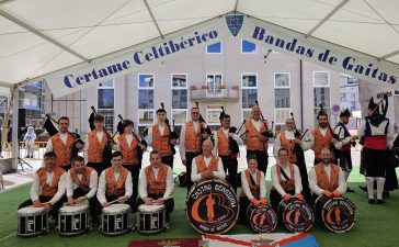 Segundo Puesto del Certamen Celtibérico para la Banda de Gaitas Castro Bergidum 3