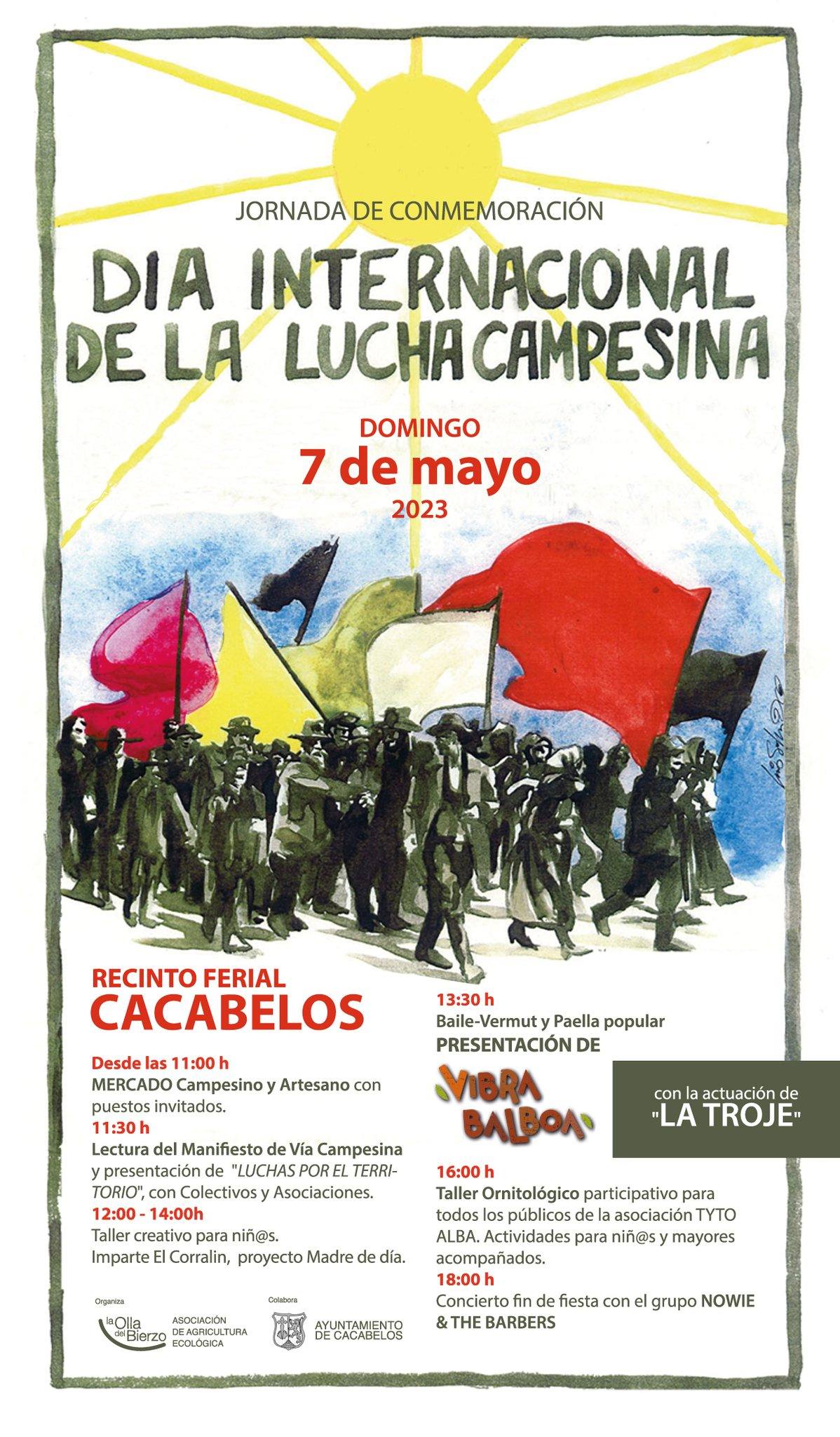 El mercado de Cacabelos acoge en mayo día internacional de la lucha campesina en el recinto ferial de Cacabelos 2