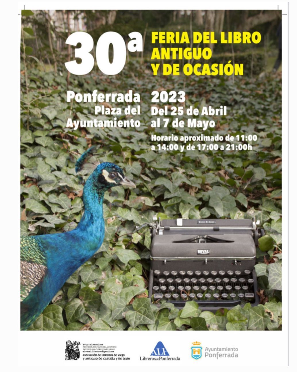Ponferrada celebra la 30ª edición de la Feria del libro antiguo y de ocasión 2