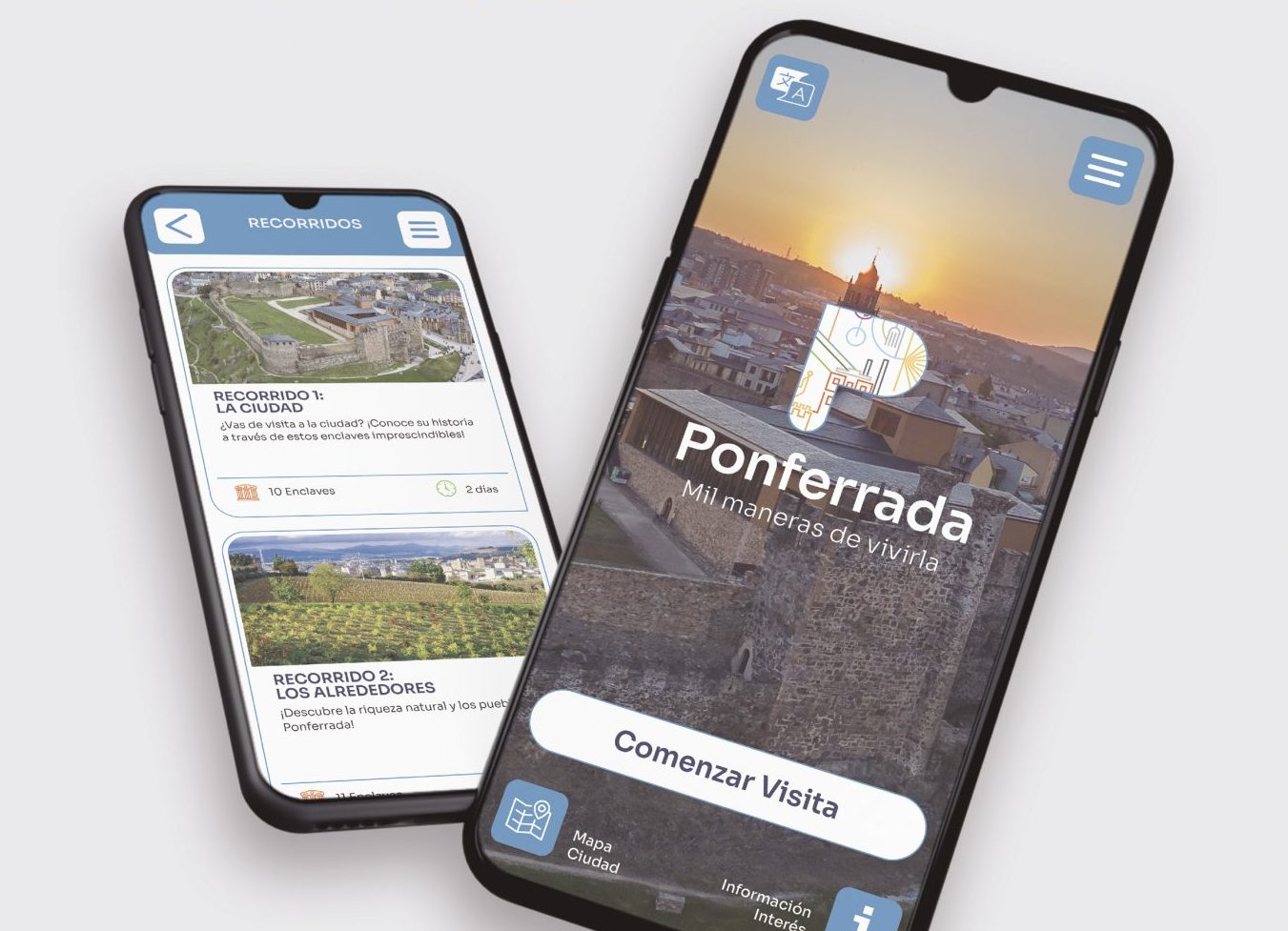 Ponferrada estrena su nueva App que añade Realidad Aumentada para conocer los recursos turísticos de la ciudad 1