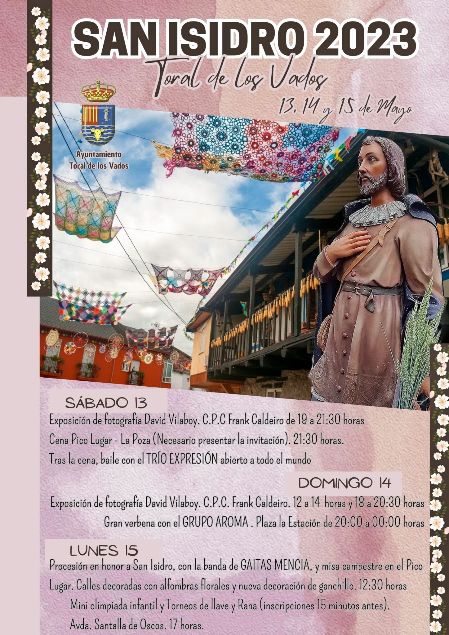 Toral de los Vados celebra San Isidro los días 13, 14 y 15 de mayo. Consulta la programación que han preparado 2