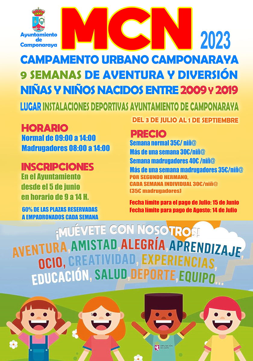 Campamentos y Campus de verano 2023 en Ponferrada y El Bierzo 19