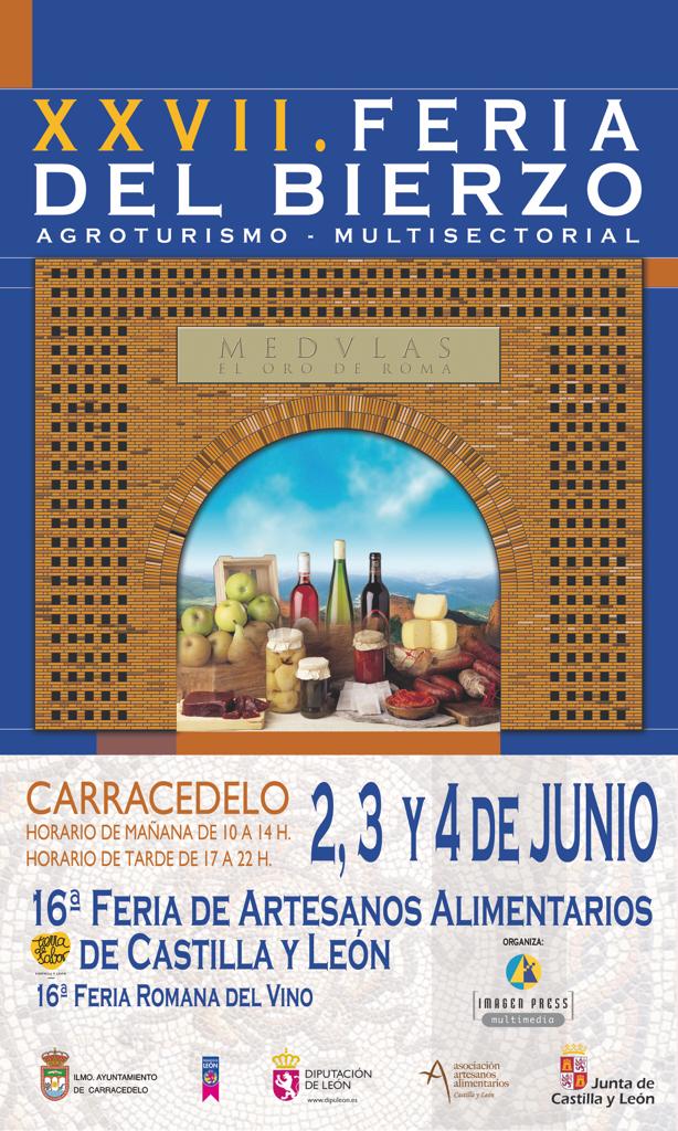 Carracedelo acogerá la 27 edición de la Feria del Bierzo los días 2, 3 y 4 de junio 2