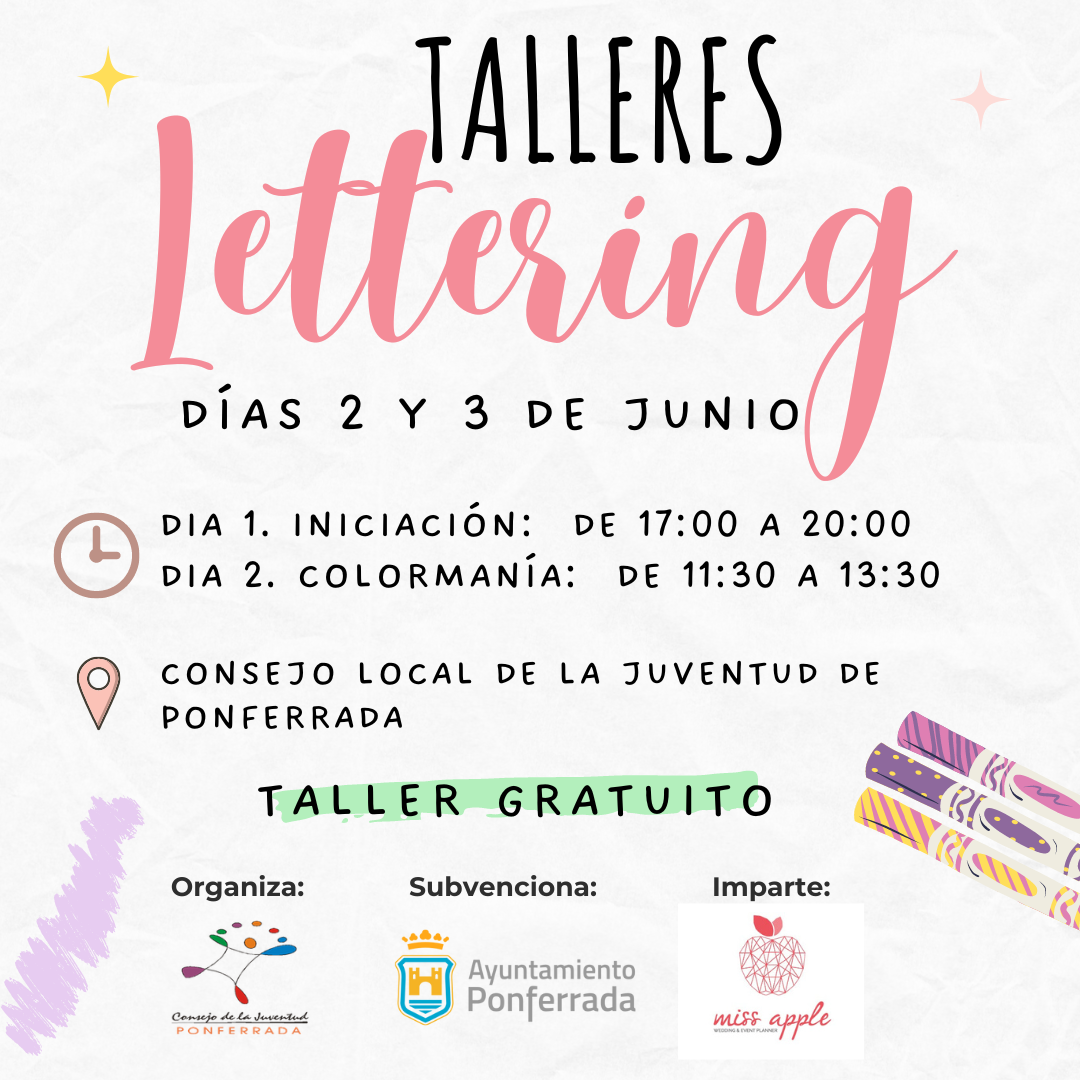 Taller De Lettering Ponferrada Hoy