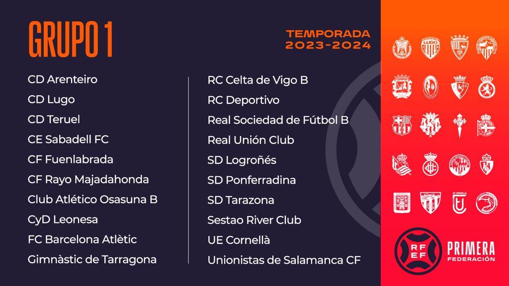 Así quedarán los grupos de la 1ª RFEF en la que militará la Ponferradina en la temporada 23/24 2