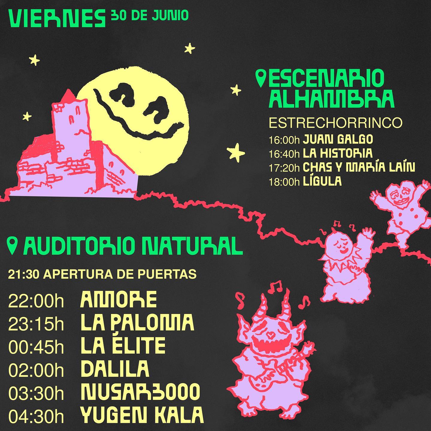 Festival Observatorio en Balboa. Conciertos y horarios 3