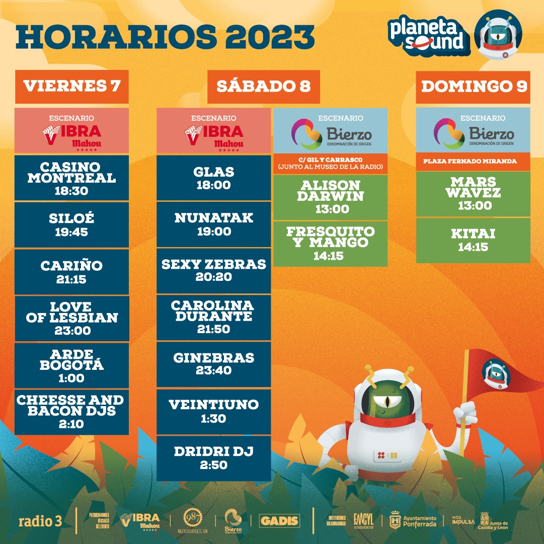 Planeta Sound 2023 anuncia sus horarios con Love of Lesbian a la cabeza 2