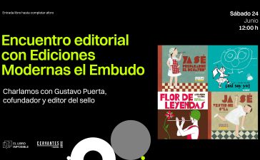 Encuentro editorial con Gustavo Puerta, de Ediciones Modernas el Embudo en El Libro Imposible 1