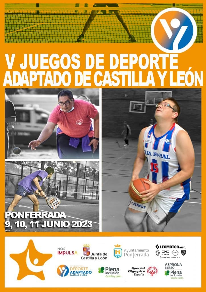 Los V Juegos de deporte adaptado de Castilla y León se celebran este fin de semana en Ponferrada 2