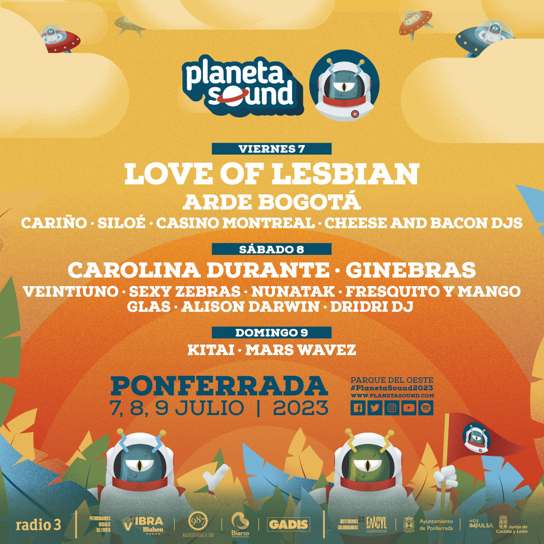 Así queda el cartel de Planeta Sound 2023 por días y se ponen a la venta entradas limitadas para viernes y sábado 2