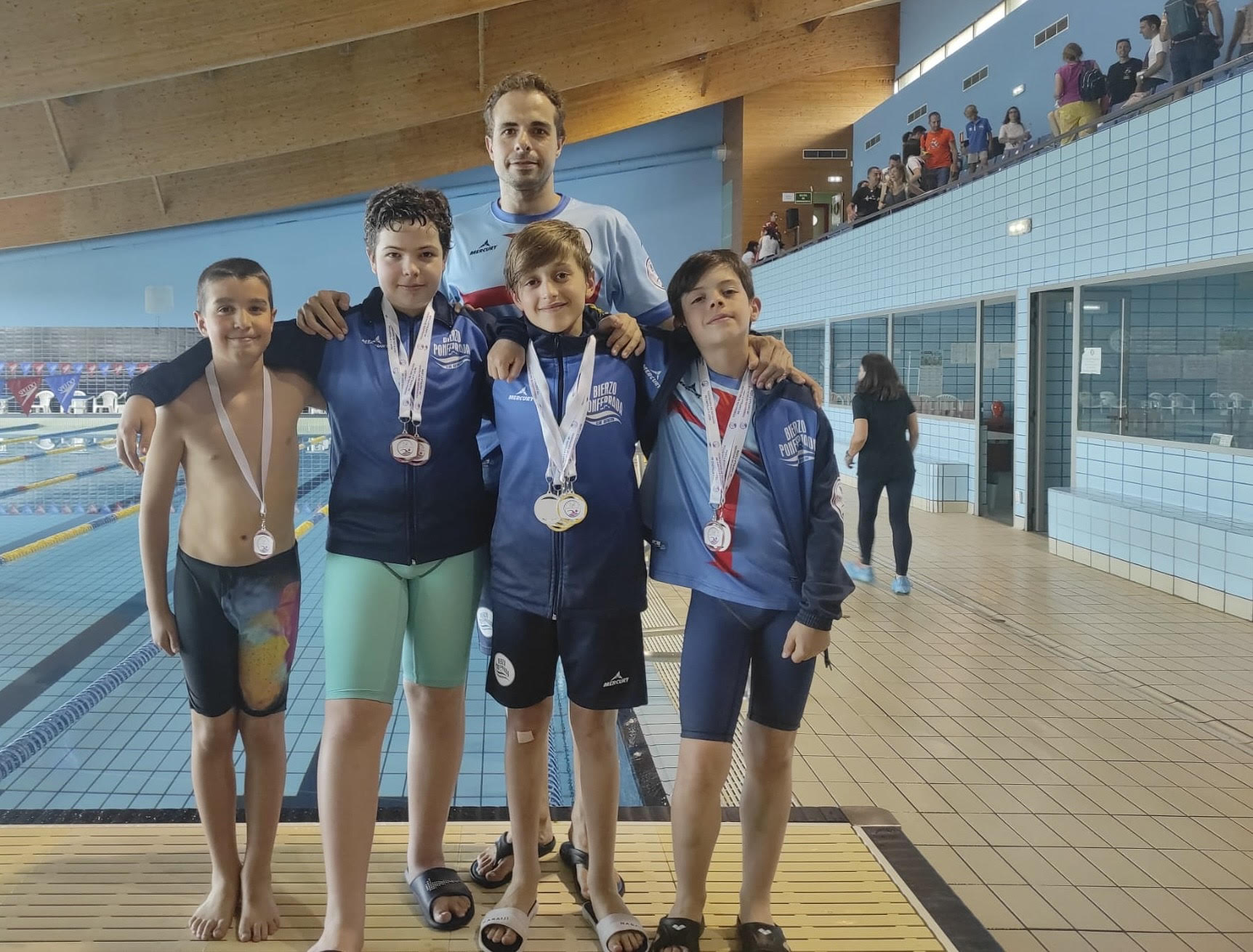 La natación berciana alcanza la 4ª posición en el Campeonato de Castilla y León 2