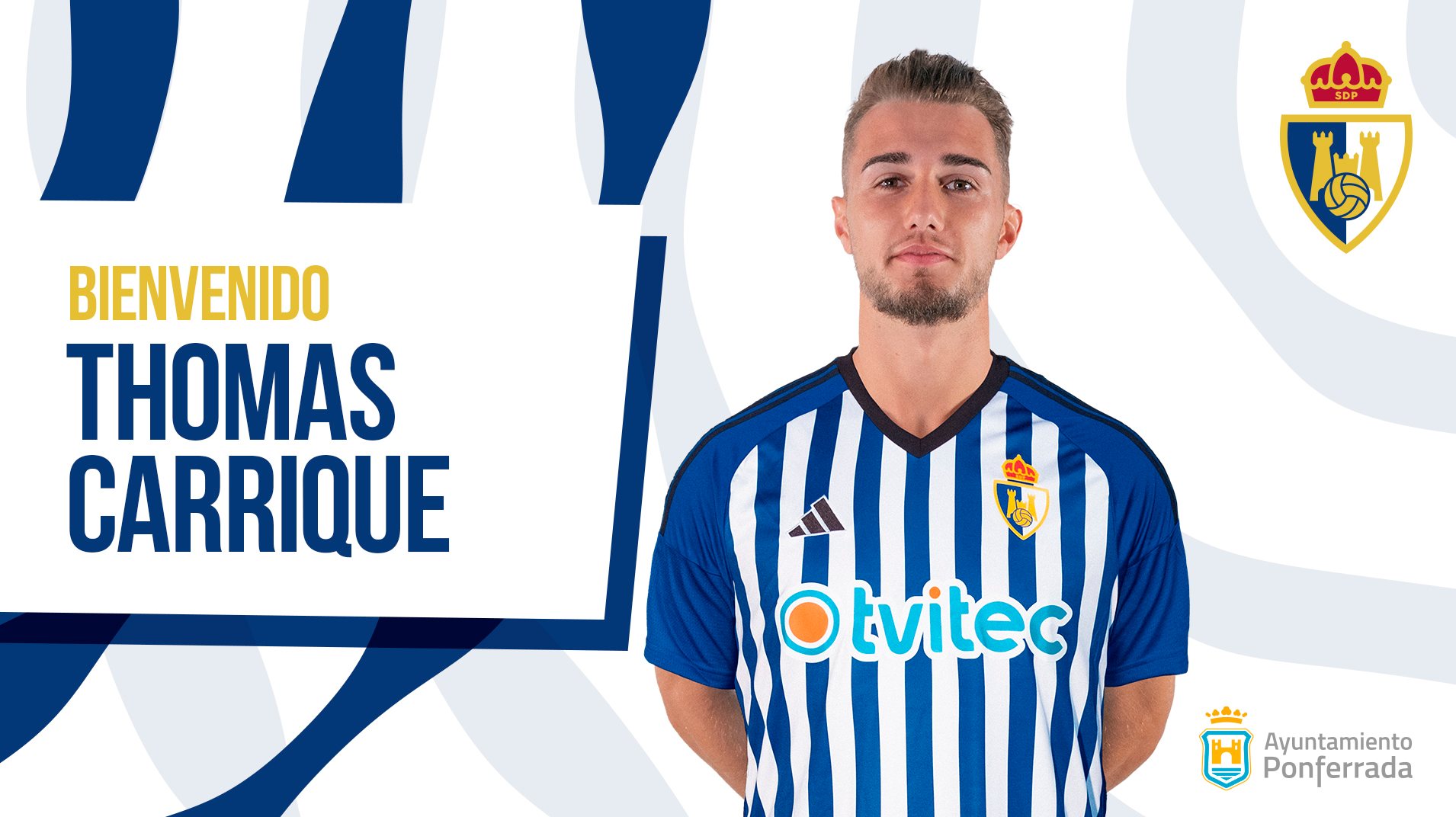 Thomas Carrique se suma a la plantilla de la SD Ponferradina 1