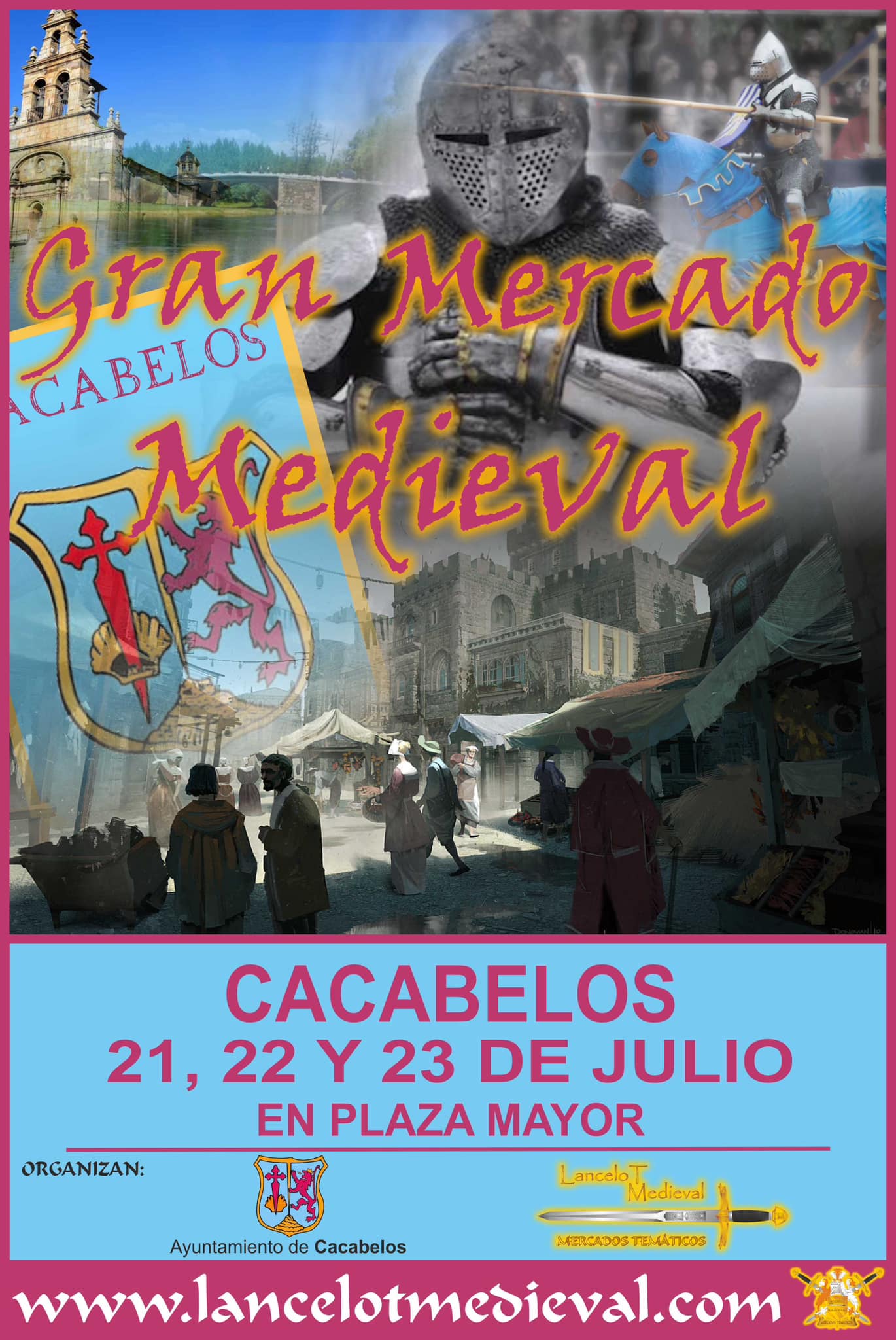 Cacabelos anuncia una nueva edición del gran mercado Medieval veraniego 2